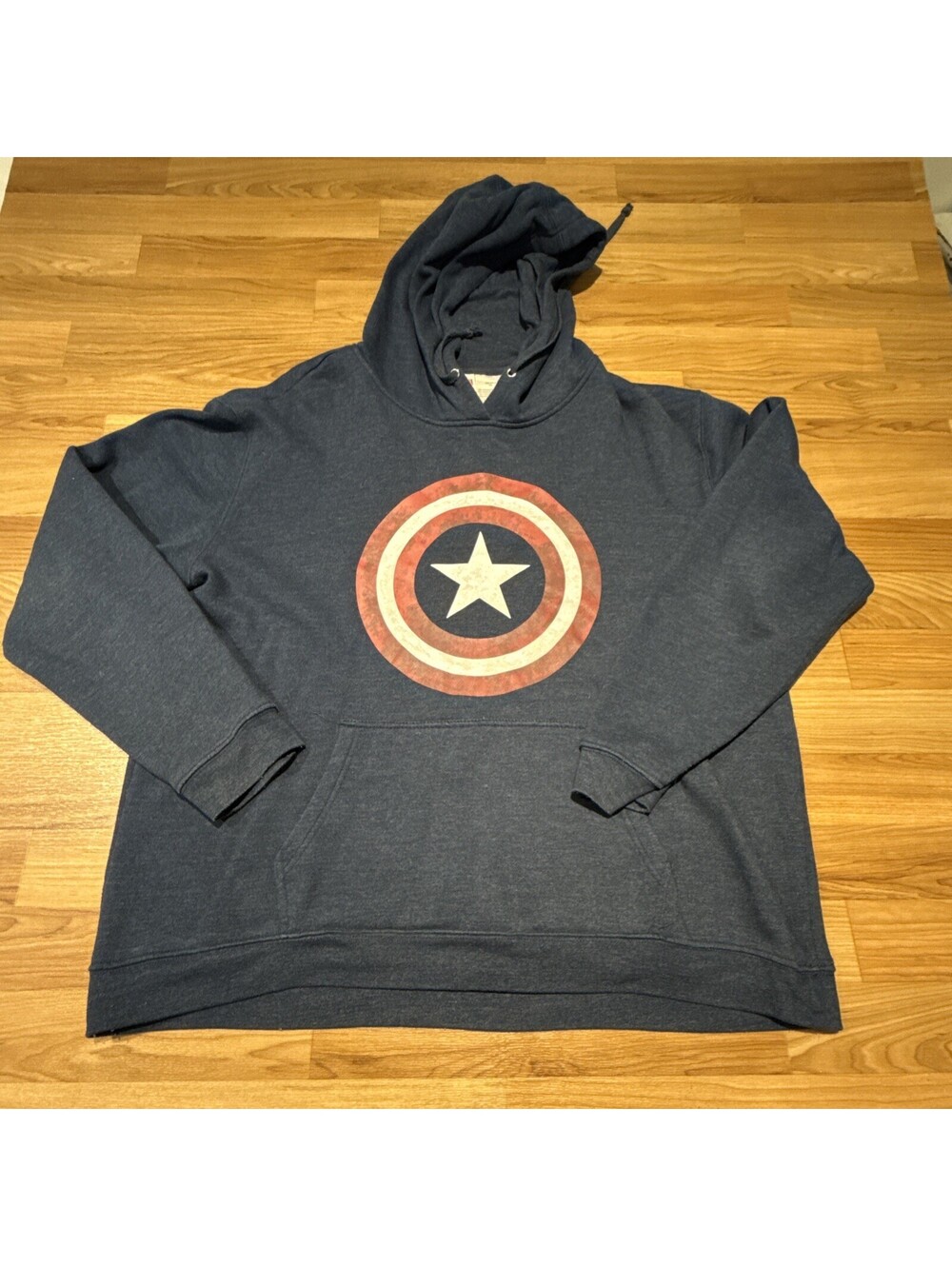 Marvel Captain America Shield Pull Over Men's 2XL Rare, Preowned